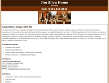 Tablet Screenshot of jimsilvahomeservices.com